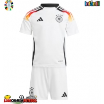 Camisa de Futebol Alemanha Equipamento Principal Infantil Europeu 2024 Manga Curta (+ Calças curtas)